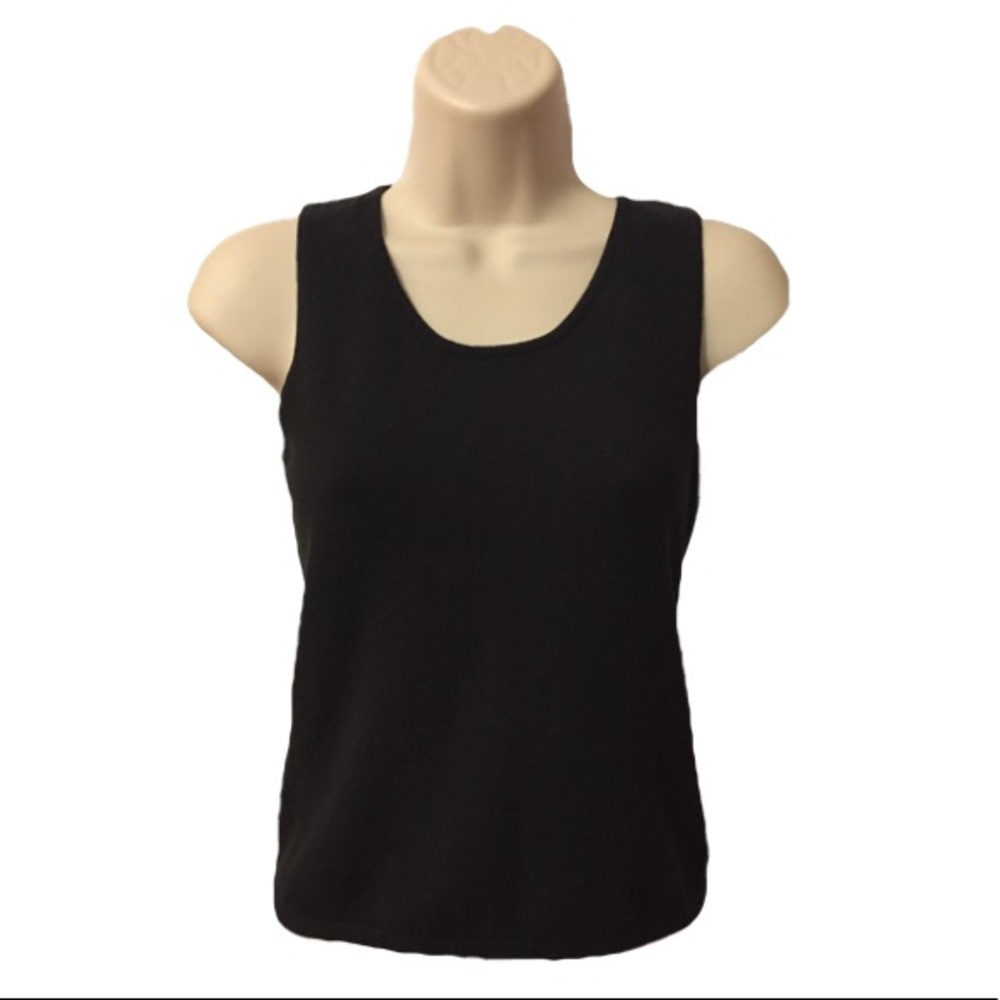 New York & Co Black Sweater Top Small